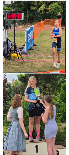 32. Mußbach Triathlon - Charlotte Baßler, schnellste Mußbacherin